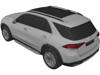 Mercedes-Benz GLE (2020) 3D Model preview