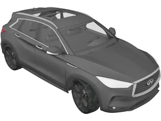 Infiniti QX50 (2019) 3D Model preview