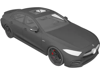 Mercedes-Benz CLS53 AMG (2019) 3D Model preview
