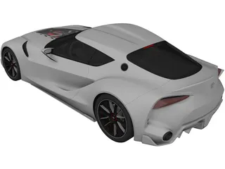 Toyota Supra FT-1 Concept 3D Model preview