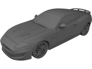 Jaguar XK 3D Model preview
