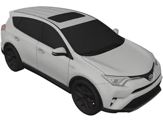 Toyota RAV4 (2019) 3D Model preview