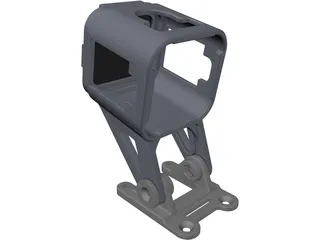 GoPro Session 5 Mount 3D Model preview