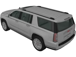 GMC Yukon XL (2014) 3D Model preview