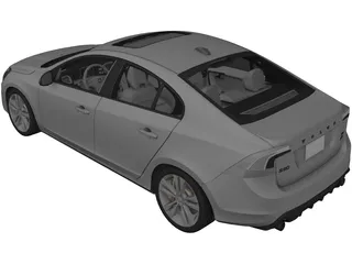 Volvo S60 (2010) 3D Model preview