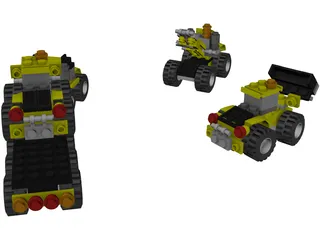 Lego Creator 3in1 #5761 3D Model preview