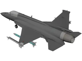 PAC JF-17 Thunder 3D Model preview