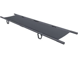 Ambulance Stretcher 3D Model preview