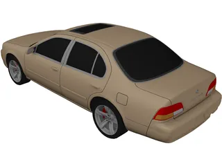 Nissan Maxima GLE (1998) 3D Model preview