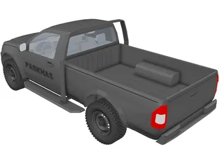 Isuzu D-Max (2006) 3D Model preview