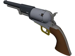 Colt Walker 3D Model preview