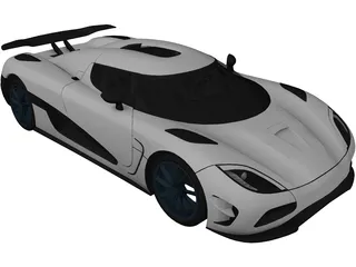 Koenigsegg Agera 3D Model preview