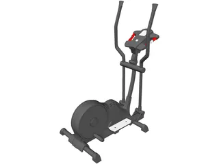 Treadmill Kettler 3D Model preview