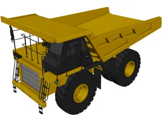 Caterpillar 777D 3D Model preview
