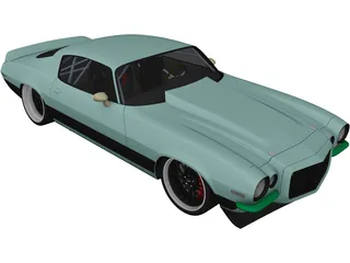 Chevrolet Camaro ProTouring (1970) 3D Model preview