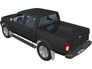 Nissan Frontier Crew Cab 3D Model preview