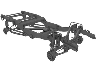 Suspension Independnt Lifted Kit 3D Model preview