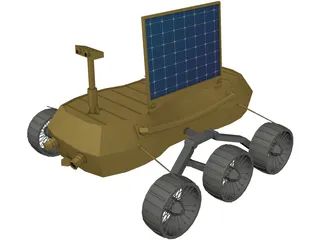 Rover Chandrayaan 3D Model preview