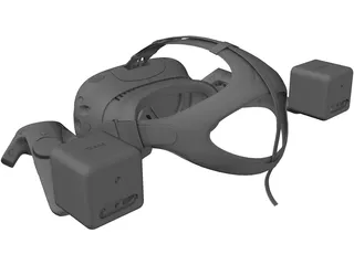 HTC Vive 3D Model preview