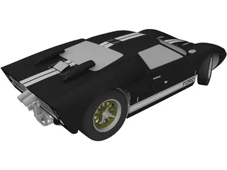 Ford GT40 3D Model preview