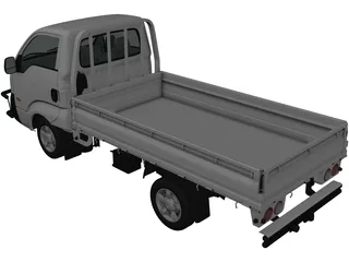 Kia K2700 Bongo Simple Cab (2014) 3D Model preview
