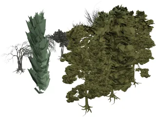 Tree Collection 3D Model preview