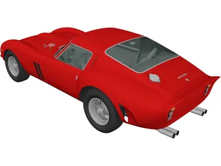 Ferrari 250 GTO (1962) 3D Model preview