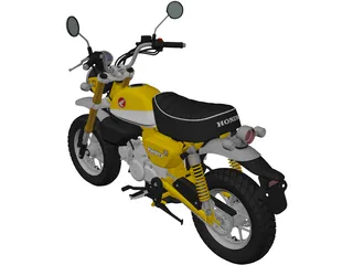 Honda Monkey 125 (2019) 3D Model preview