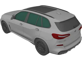 BMW X5 3D Model preview
