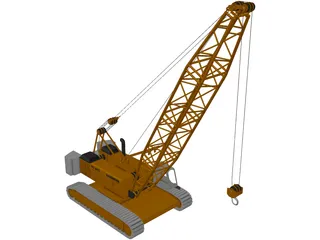 Liebherr HS 895 HD 3D Model preview