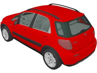 Suzuki SX4 (2010) 3D Model preview