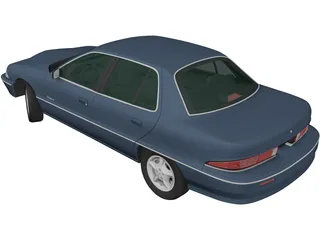Buick Skylark Sedan (1995) 3D Model preview