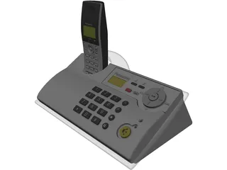 Panasonic Phone 3D Model preview