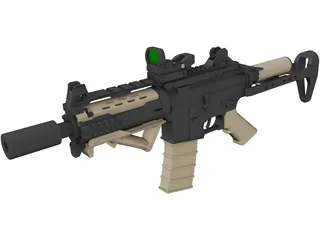 M4 CXP 3D Model preview