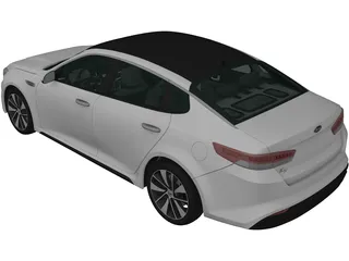 Kia K5 MX (2016) 3D Model preview
