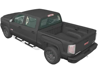 GMC Sierra 1500 CrewCab ShortBox AllTerrain (2017) 3D Model preview