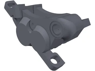 Shimano Zee Calliper 3D Model preview