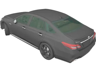 Toyota Crown RS Advance (2018) 3D Model preview