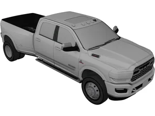 Dodge RAM 3500HD Limited (2020) 3D Model preview