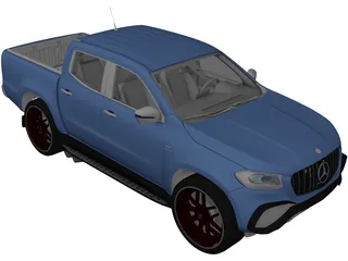 Mercedes-Benz X-Class AMG Concept 3D Model preview