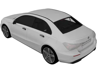 Mercedes-Benz A-Class Sedan  [W177] 3D Model preview