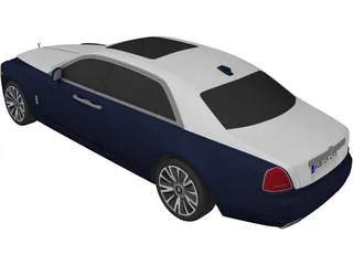 Rolls-Royce Ghost (2018) 3D Model preview