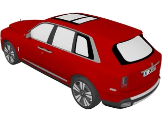 Rolls-Royce Cullinan (2019) 3D Model preview