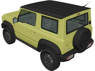 Suzuki Jimny (2019) 3D Model preview