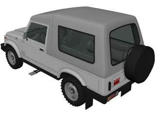 Suzuki Gypsy (2016) 3D Model preview