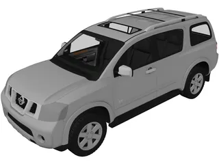 Nissan Armada 3D Model preview