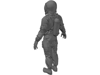 Astronaut 3D Model preview