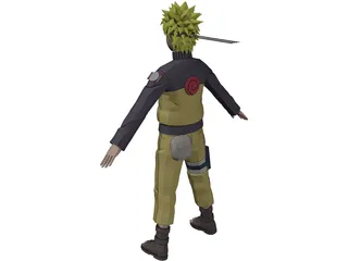 Naruto Teen 3D Model preview