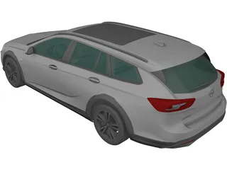 Opel Insignia Country Tourer (2017) 3D Model preview