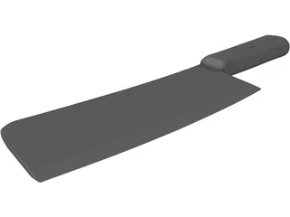 Meat Cleaver 3D Model preview